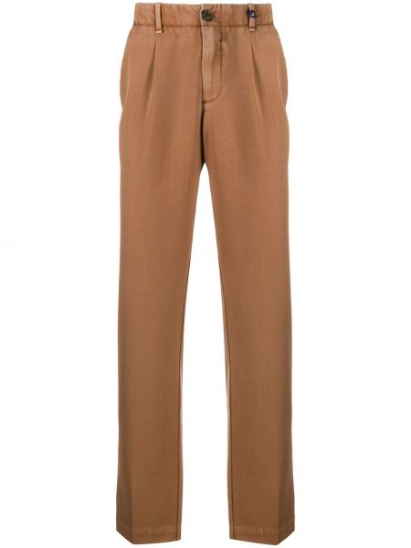 Pantalones rectos Myths marrón