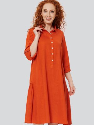 Платье D`imma Fashion Studio оранжевое