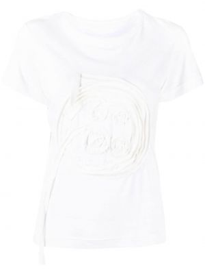 T-shirt Ys, biały