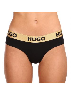 Hlačke Hugo Boss črna