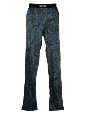 Pantaloni cu model floral cu imagine Tom Ford