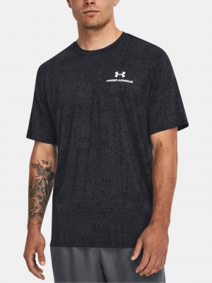 Športové tričko s potlačou Under Armour čierna