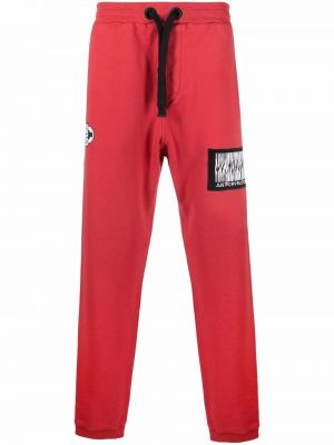 Kalhoty Just Cavalli - Červená