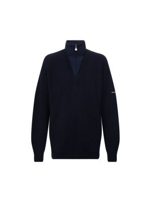 Шерстяной свитер Balenciaga, синий