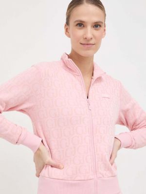Bluza rozpinana Guess różowa