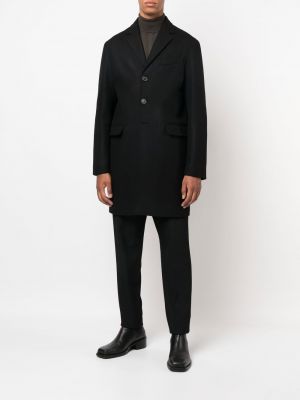 Přiléhavý kabát s knoflíky Dsquared2 černý