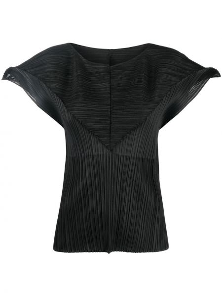 Topp Pleats Please Issey Miyake svart