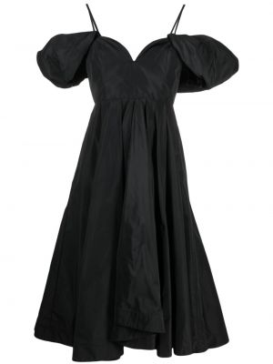 Abendkleid mit plisseefalten Pinko schwarz
