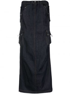 Džínová sukně Coperni modré
