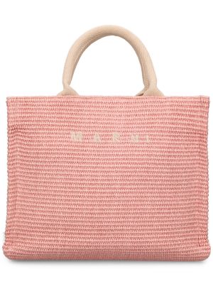 Плажна чанта Marni розово