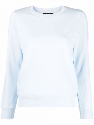 Brodert sweatshirt A.p.c. blå