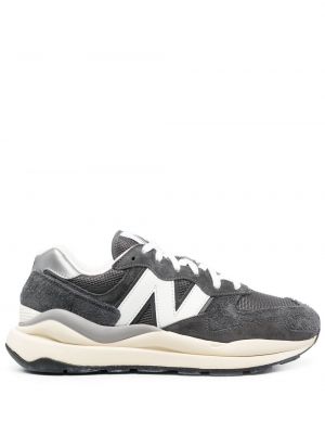 Semsket skinn sneakers New Balance