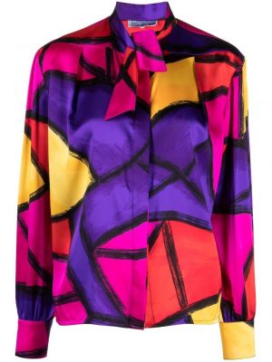 Košile Thierry Mugler Pre-owned - Modrá