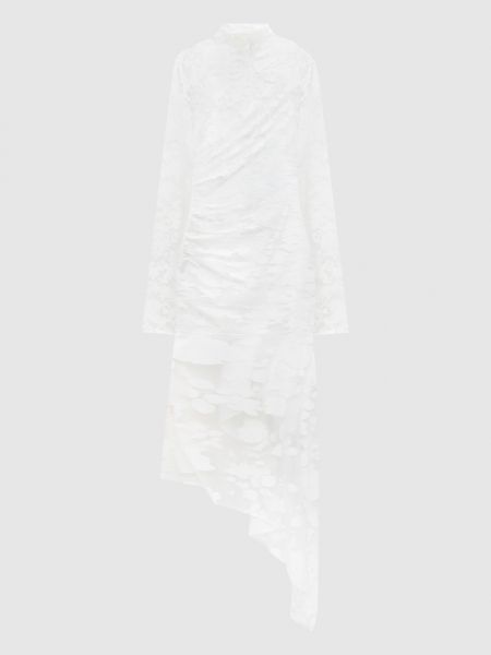 Коктейльна сукня в квіточку Philosophy Di Lorenzo Serafini біла