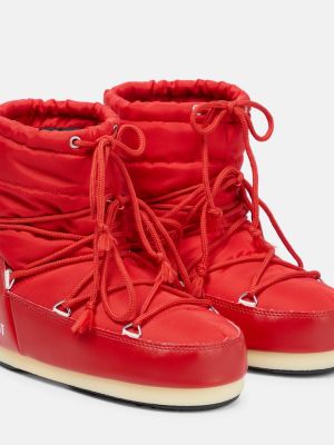 Botas de nieve Moon Boot rojo