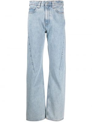 Straight leg jeans a vita alta Y/project blu