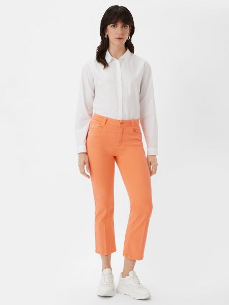 Pantalon plissé Comma Casual Identity orange