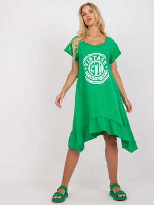 Mini-abito Fashionhunters, verde