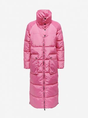 Steppelt kabát Only rózsaszín