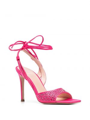 Sandale mit kristallen Liu Jo pink