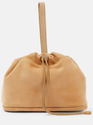 Clutch torbica od brušene kože Loro Piana smeđa