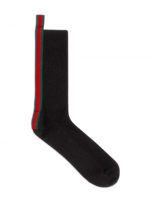 Pruhované vlněné ponožky Gucci