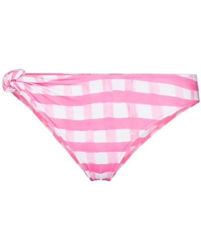 Bikini a quadri Jacquemus rosa