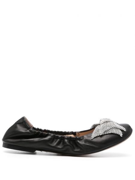 Nizki čevlji z lokom Casadei črna