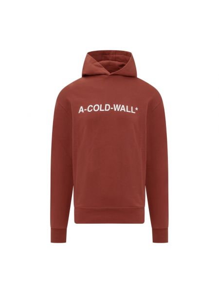 Hoodie mit print A-cold-wall* rot