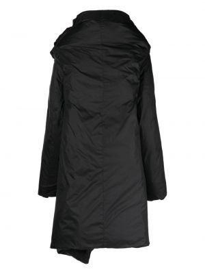 Oversized kabát Rundholz černý