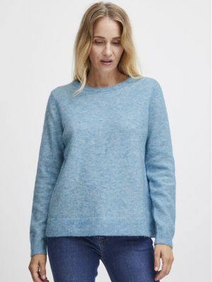 Пуловер Fransa синьо