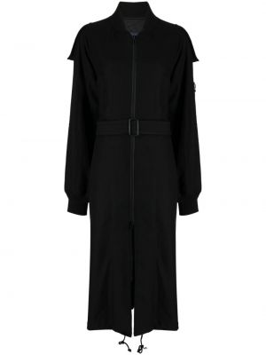Cappotto con cerniera Yohji Yamamoto nero