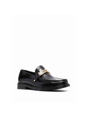 Leder loafers Moschino