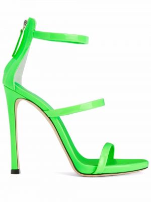 Lack leder sandale Giuseppe Zanotti grün
