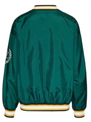 Sweatshirt mit stickerei mit v-ausschnitt Valentino Garavani grün