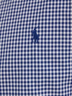 Pernata košulja s gumbima slim fit Polo Ralph Lauren plava