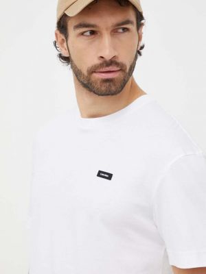 Тениска с дълъг ръкав Calvin Klein бяло