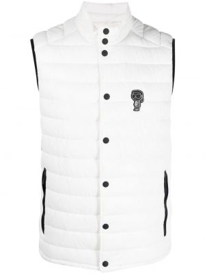 Prošívaná vesta Karl Lagerfeld - Bílá
