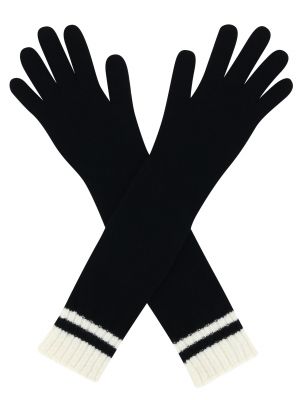 Перчатки Alberta Ferretti черные
