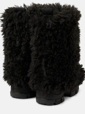 Кожа зимни обувки за сняг Goldbergh черно