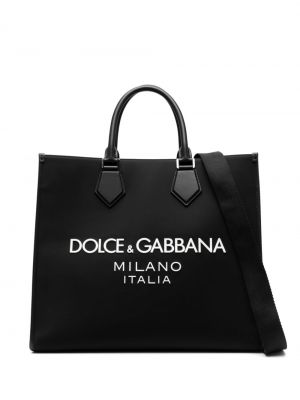 Bevásárlótáska Dolce & Gabbana fekete