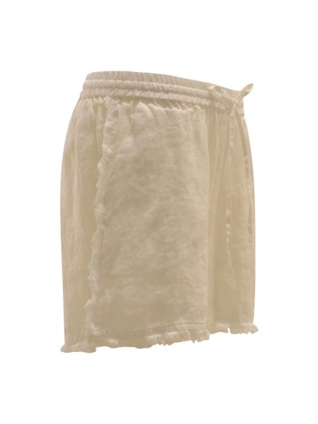 Pantalones cortos de lino P.a.r.o.s.h. beige