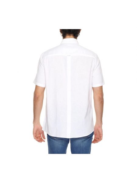 Camisa de lino Antony Morato blanco