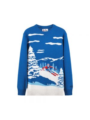 Sweatshirt Mc2 Saint Barth blau