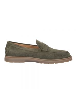 Loafers Tod's zielone
