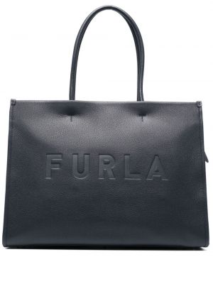 Кожени шопинг чанта Furla