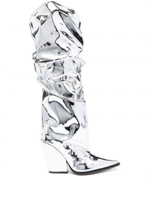 Stivali di gomma Alexandre Vauthier argento