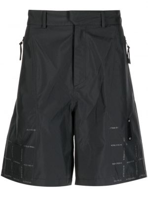 Shorts de sport à imprimé A-cold-wall* noir