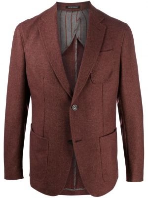 Montert lang blazer Emporio Armani rød