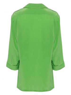 Jedwabna piżama Olivia Von Halle zielona